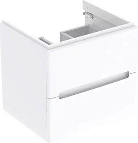 Dulap baza suspendat Geberit Modo 2 sertare alb lucios 60 cm