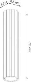 Brilagi - Spot LED CRESTO 1x GU10/10W/230V 30 cm alb