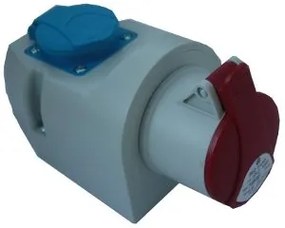 Priza aplicata combinata industriala 5 X 16A si priza schuko IP44 IZVZ 1653/S 34-379