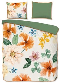 Lenjerie de pat din bumbac organic pentru pat dublu Descanso Organic, 200 x 200 cm