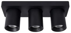 Spot LED dimabil NIGEL 3xGU10/5W/230V negru Lucide 09929/15/30