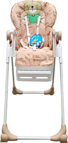 Scaun de masa pentru copii si bebe Baby Care™ CC reglabil in 3 trepte, Pliabil, Centura de siguranta, Sezut comfortabil, Masuta detasabila, Pozitie
