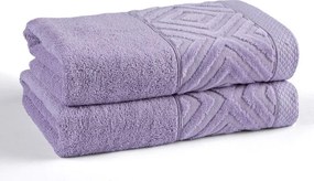 DETEXPOL Set prosoape frotir PAULA lila 50 x 90 cm 2 buc