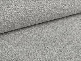 Pat matrimonial gri tapițat cu spațiu de depozitare cu somieră 160x200 cm Eric – Micadoni