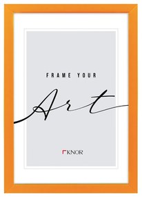 Ramă foto portocalie de agățat 32x42 cm – knor