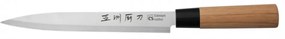 Cutit Osaka Yanagiba, inox, maner lemn, 23 cm