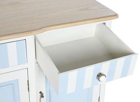 Bufet, bleu, din lemn de paulownia, Charme