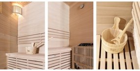 Saună finlandeză Igneus Hemlock pentru 2 persoane