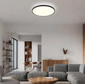 Plafoniera LED slim cu lumina ambientala in sus NIELSEN D-30cm