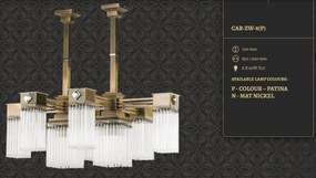 Lustra design clasic realizata manual CARINO