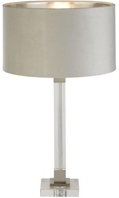 Lampă de masă Searchlight EU67521GY SCARBOROUGH 1xE27/60W/230V gri