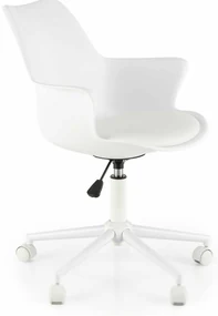 Fotoliu de birou Garth (alb). Promo -6%. 1049218