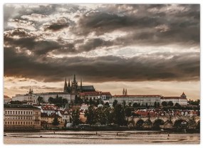 Tablou - Praga înnorită (70x50 cm)