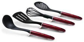 Set 4 ustensile de bucatarie Burgundy Metalic Line Berlinger Haus BH 6235N