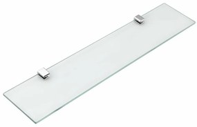 Etajeră de sticlă AQUALINE SB125 Samba 60 cm, argintiu