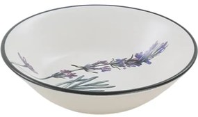 Set de 6 farfurii adânci din gresie ceramică Herbal 18 cm