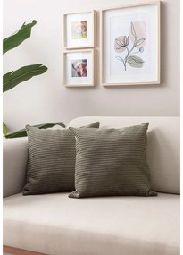 Fețe de pernă 2 buc. din catifea reiată 43x43 cm – Mioli Decor