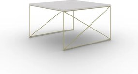 Masuta de cafea, Nelia, ADRK Furniture (Culoare: Auriu / Alb)