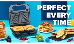 Aparat de sandvici 3 în 1 Niceboy ION Snacker S3 750W/230V oțel inoxidabil/negru