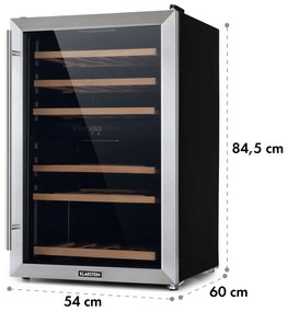 Vinamour 37 Duo, răcitor de vinuri, 2 zone de răcire, 112 litri, 37 de sticle