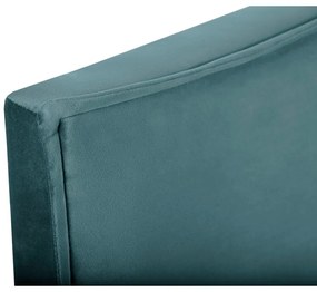 Tăblie de pat albastru petrol 200x120 cm Natalia – Milo Casa