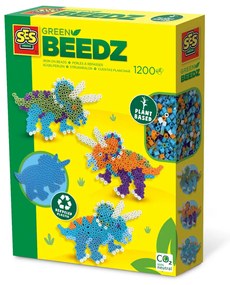 Set creativ Green Beedz – Margele de calcat Triceraptos