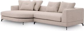 Canapea eleganta design LUX Moderno S left, Aveiro sand