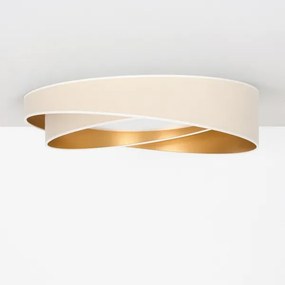 BRILAGI- plafonieră LED VELVET TWIST LED/24W/230V 4000K Ø 55 cm alb/auriu