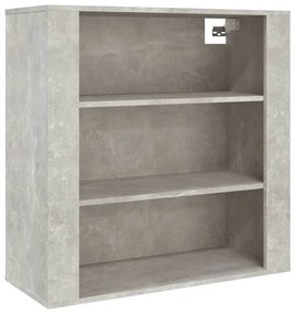 816596 vidaXL Dulap de perete, gri beton, 80x33x80 cm, lemn prelucrat