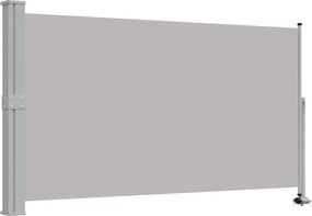 vidaXL Copertină laterală retractabilă de terasă, gri, 140 x 300 cm