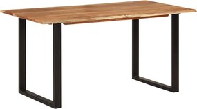 vidaXL Masă de bucătărie, 154x80x76 cm, lemn masiv de acacia