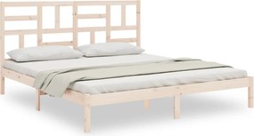 vidaXL Cadru de pat fără saltea, 180x200 cm, lemn masiv