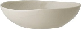 Farfurie adâncă din ceramică cu motiv floral aplicat manual, D21×H6 cm, 1000 ml, „Bea"