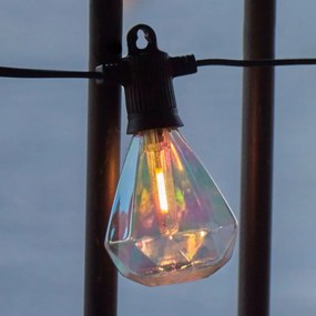 Ghirlandă luminoasă număr becuri 10 buc. cu alimentare la priză sau solară, lungime 300 cm Marcus – Sirius