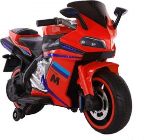 Motocicleta Electrica cu Acumulator Pentru Copii NOVOKIDS™ Sport Premium Motor, 12 Volti, 3-6 ani, max 30 kg, Cu Melodii si Lumini Frontale, Roti