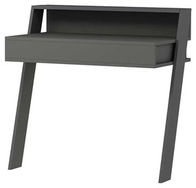 BIROU ELIZABETH, 94X50X91 CM, 1 SERTAR, ANTRACIT, PAL MELAMINAT 18 MM