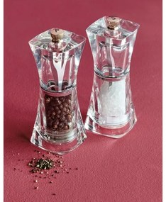 Cole&Mason - Set 2 râșnițe sare și piper CRYSTAL, 12,5 cm