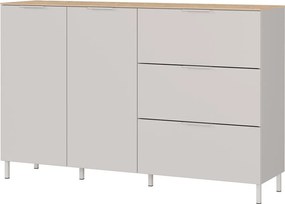 Comodă crem cu aspect mat 151x98x40 cm Savoca – Germania