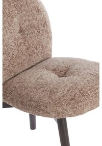 Set de scaune de sufragerie maro 2 buc. tapițat Sinosa – Light &amp; Living