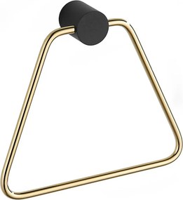 Mexen Aron cuiere pentru prosoape, negru/auriu - 7088132-57