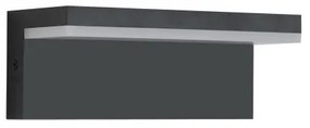 Brilagi - Aplică de perete LED pentru exterior TESSI LED/10W/230V neagră IP54