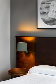 Aplica moderna design elegant SAMBA reader LED negru/verde