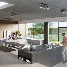 Lampă spot MERIDA 4xGU10/40W/230V negru