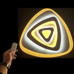 Ecolite WALP03-60W/LED - LED Plafonieră dimmabilă VELA LED/60W/230V + Telecomandă