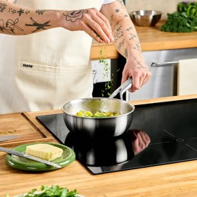 Oală cu capac din oțel inoxidabil 1,5 l adecvată pentru plita cu inducție Lucca 3.0 – FABINI