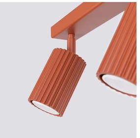 Spot cărămiziu 6,5x30 cm Gleam – Sollux