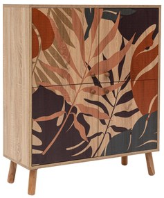 Mobilier pentru hol Maluxe Palm (Stejar sonoma + Albastru închis). 1089059