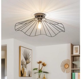 Brilagi - Lustră LED montată pe tavan CERIA WIRE 1xE27/40W/230V diam. 60 cm negru
