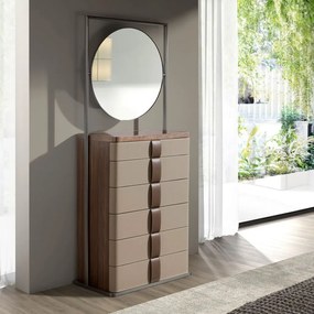 Comoda cu oglinda, sertar cu spatiu pentru ceasuri si bijuterii Chiffonier