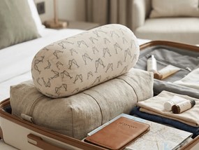 Perna de calatorie CHEERS NECK ROLL 30x15 cm, alb